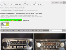 Tablet Screenshot of chromelondon.com